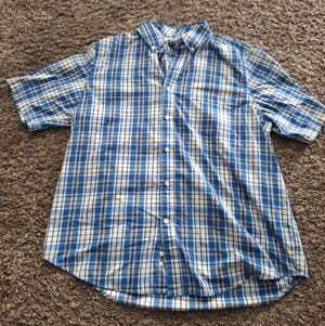 George Plaid Button Up Shirt "XL"